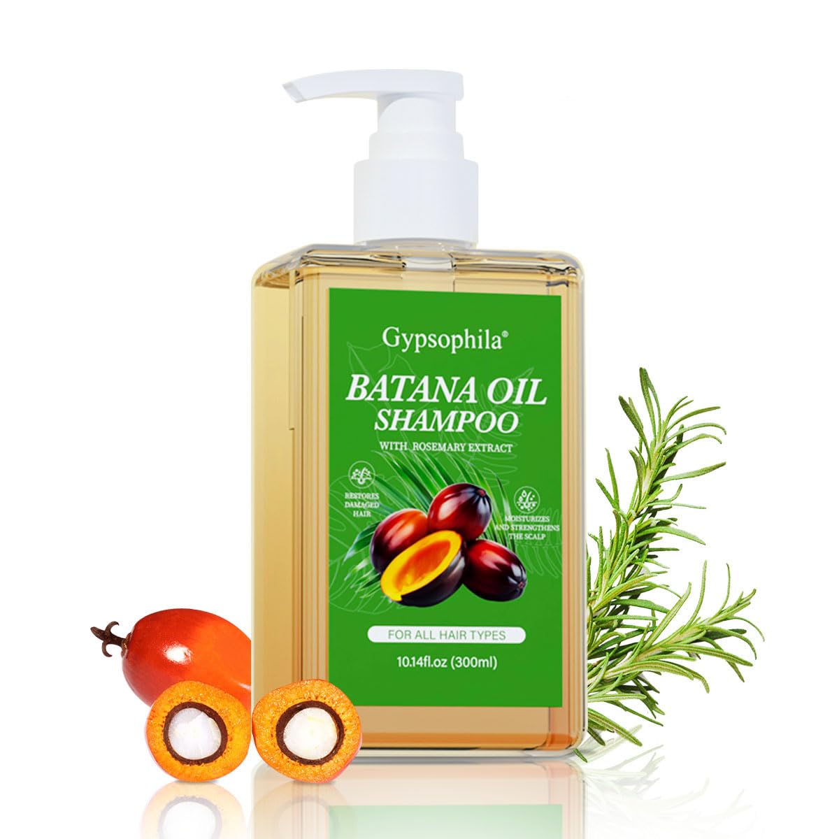 Gypsophila botella frontal mostrando la marca y beneficio nutritivo