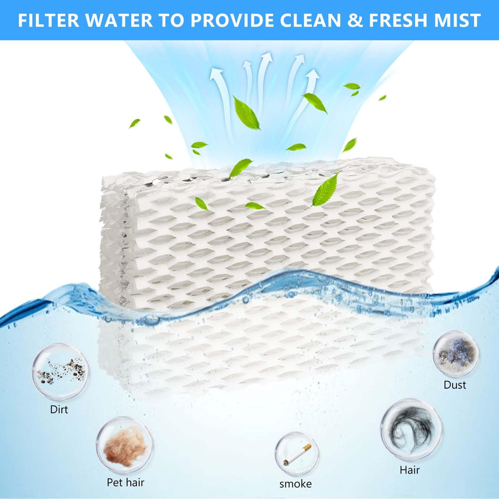 GZJoSum filtro WF813 instalado en humidificador, mejora salida de humedad