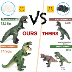 Gzsbaby Triceratops detalle de textura que fomenta observación educativa