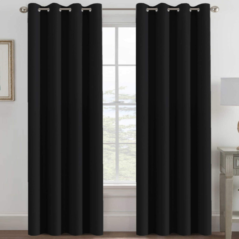 H.VERSAILTEX panel frontal en jet black mostrando caída y color profundo