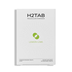 H2Tab envase frontal mostrando cantidad y diseño, fácil identificación