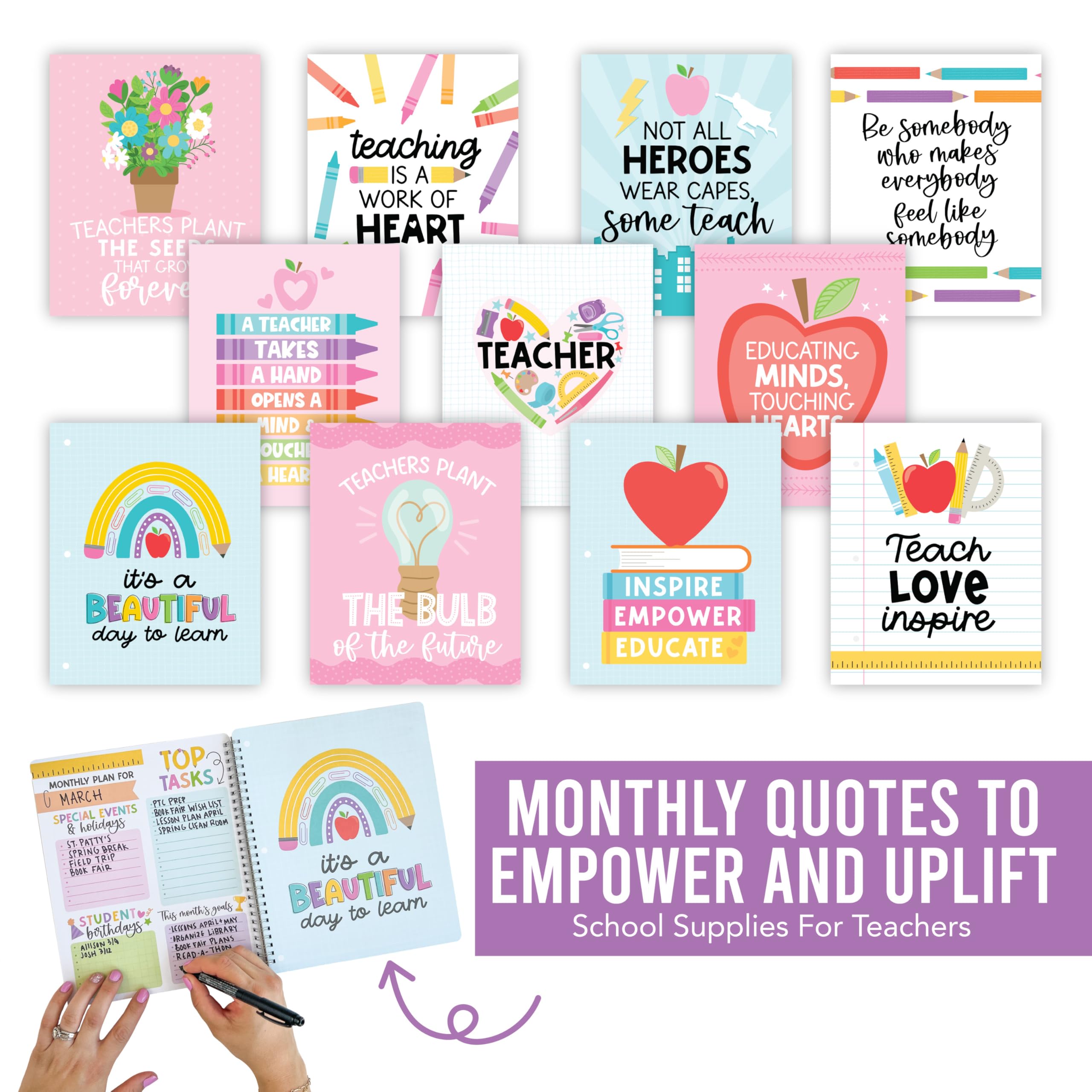 Hadley Designs hojas de stickers para marcar fechas y prioridades con rapidez