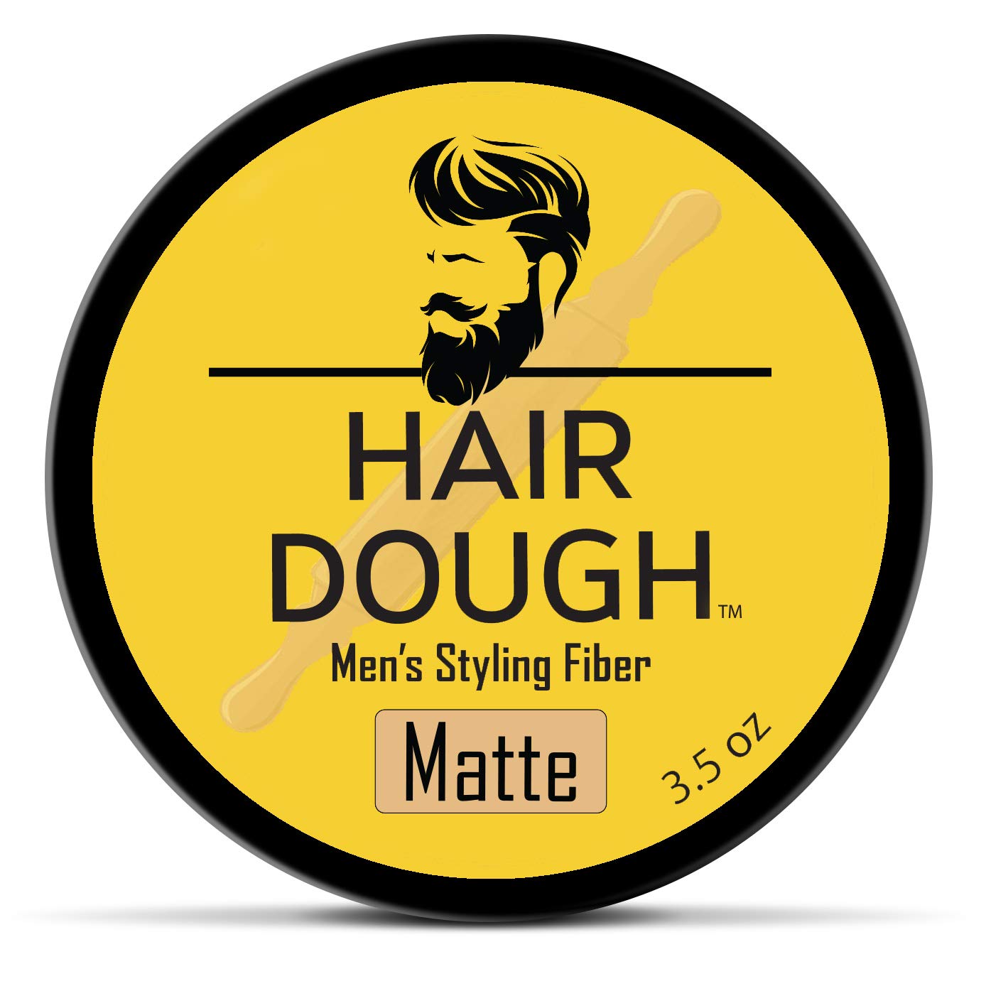 Hair Dough vista frontal del envase que muestra presentación compacta y profesional
