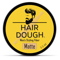 Hair Dough vista frontal del envase que muestra presentación compacta y profesional