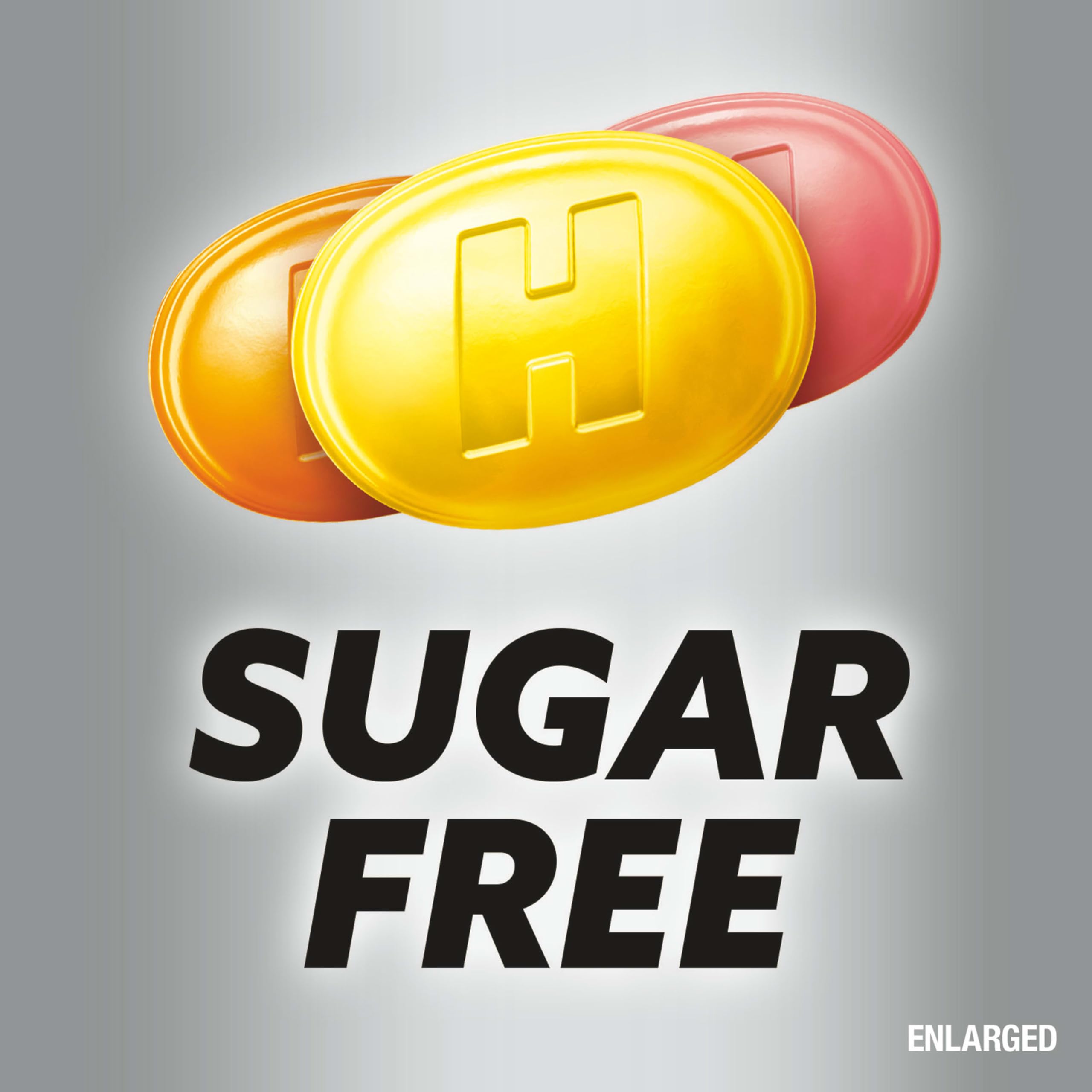 HALLS pastilla en mano mostrando tamaño y facilidad de uso