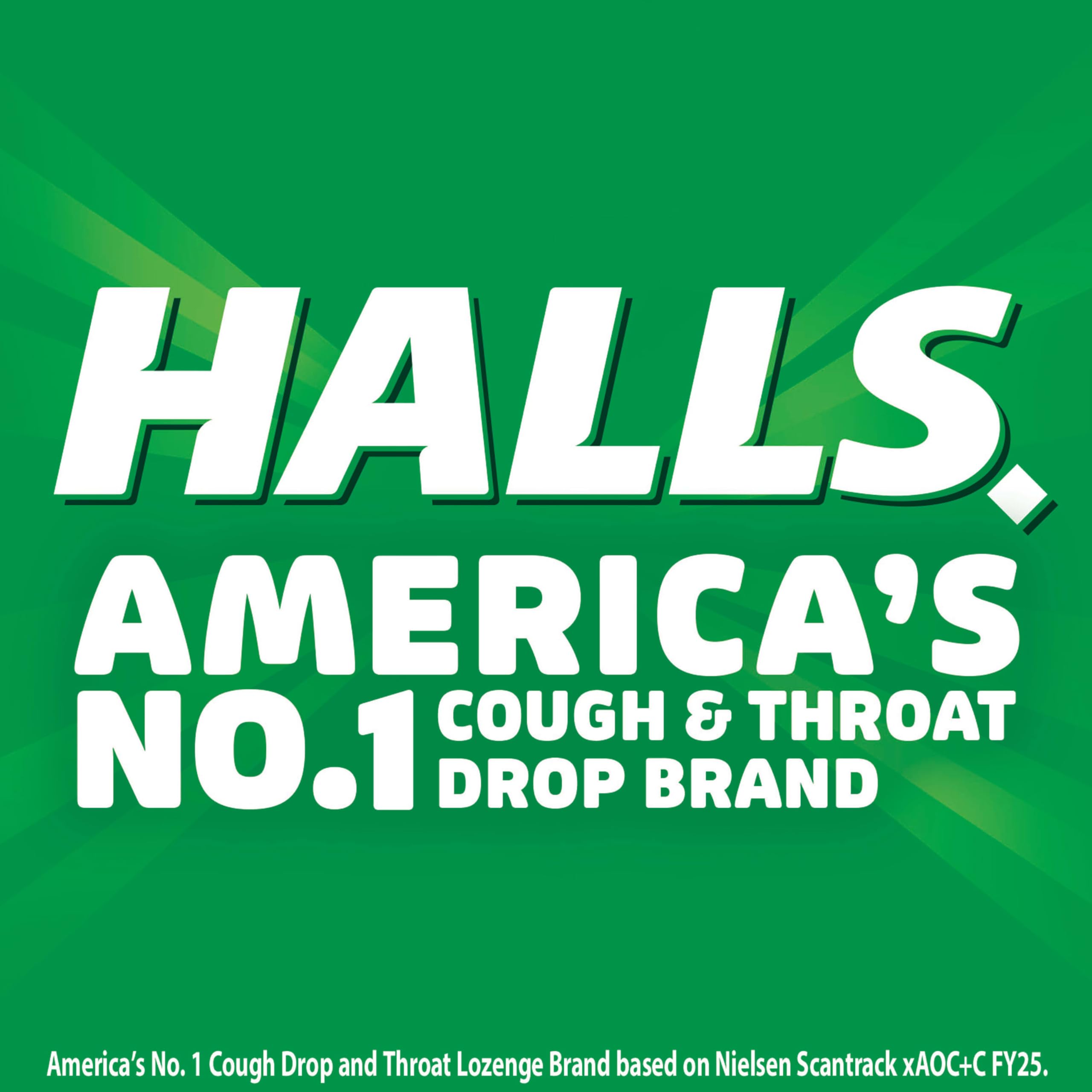 HALLS disposición de limón pomelo naranja resaltando sabores