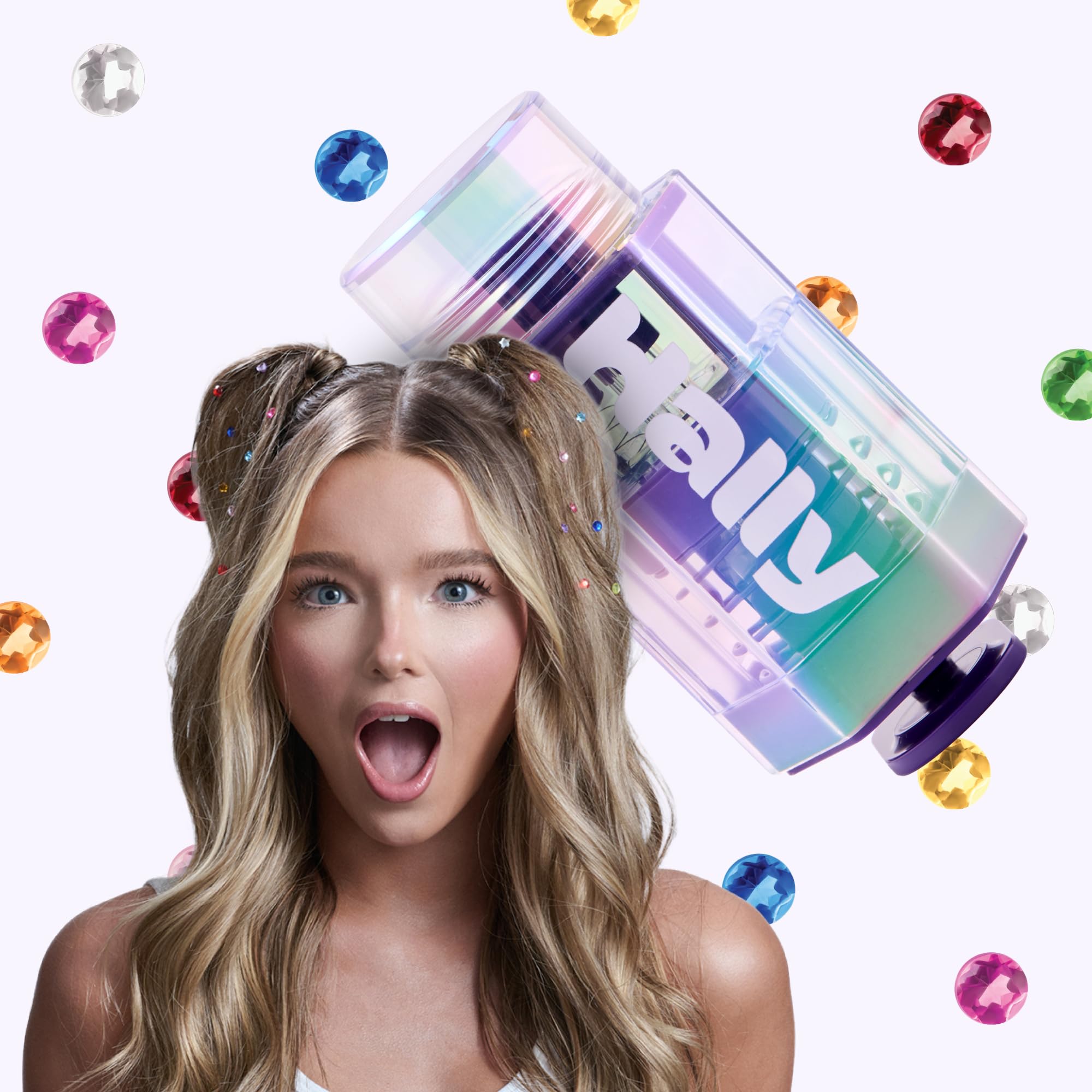Hally Hair etiqueta del producto mostrando instrucciones claras
