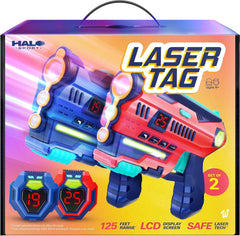 Halo Sport paquete frontal mostrando blasters y chalecos, diversión inmediata
