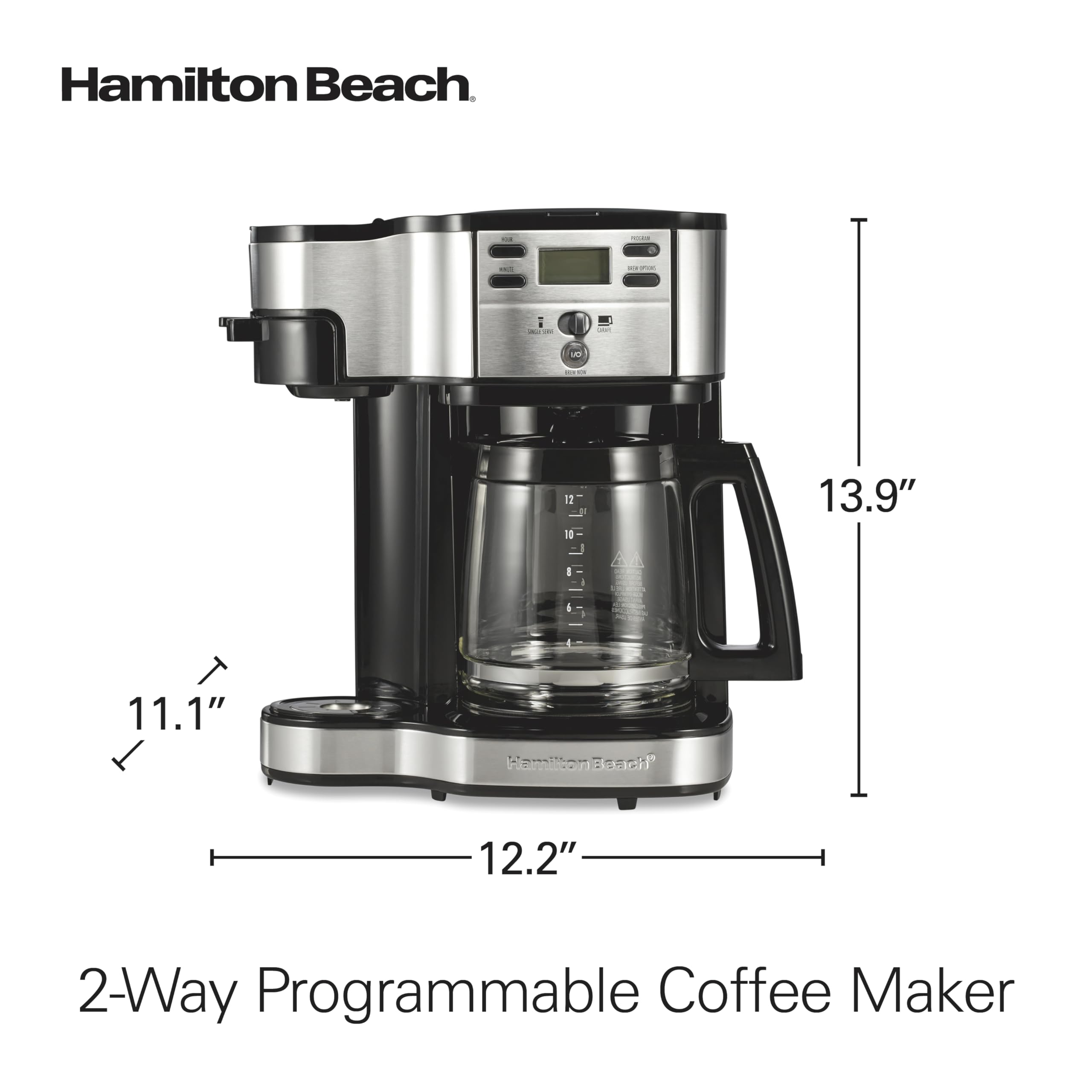 Hamilton Beach en cocina junto a desayuno, ideal para hogares y oficinas pequeñas