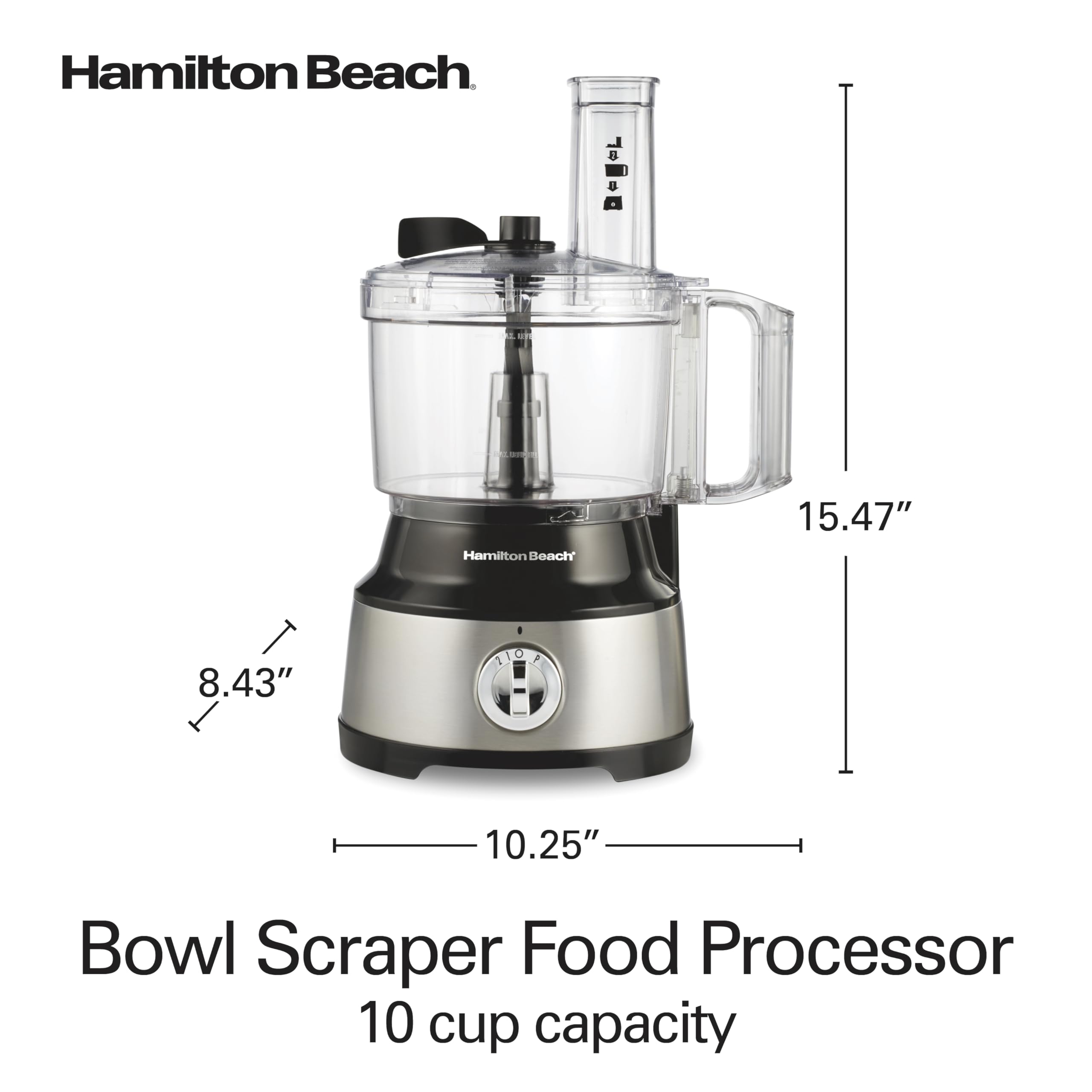 Hamilton Beach procesador en cocina real facilitando preparación y ahorro de tiempo