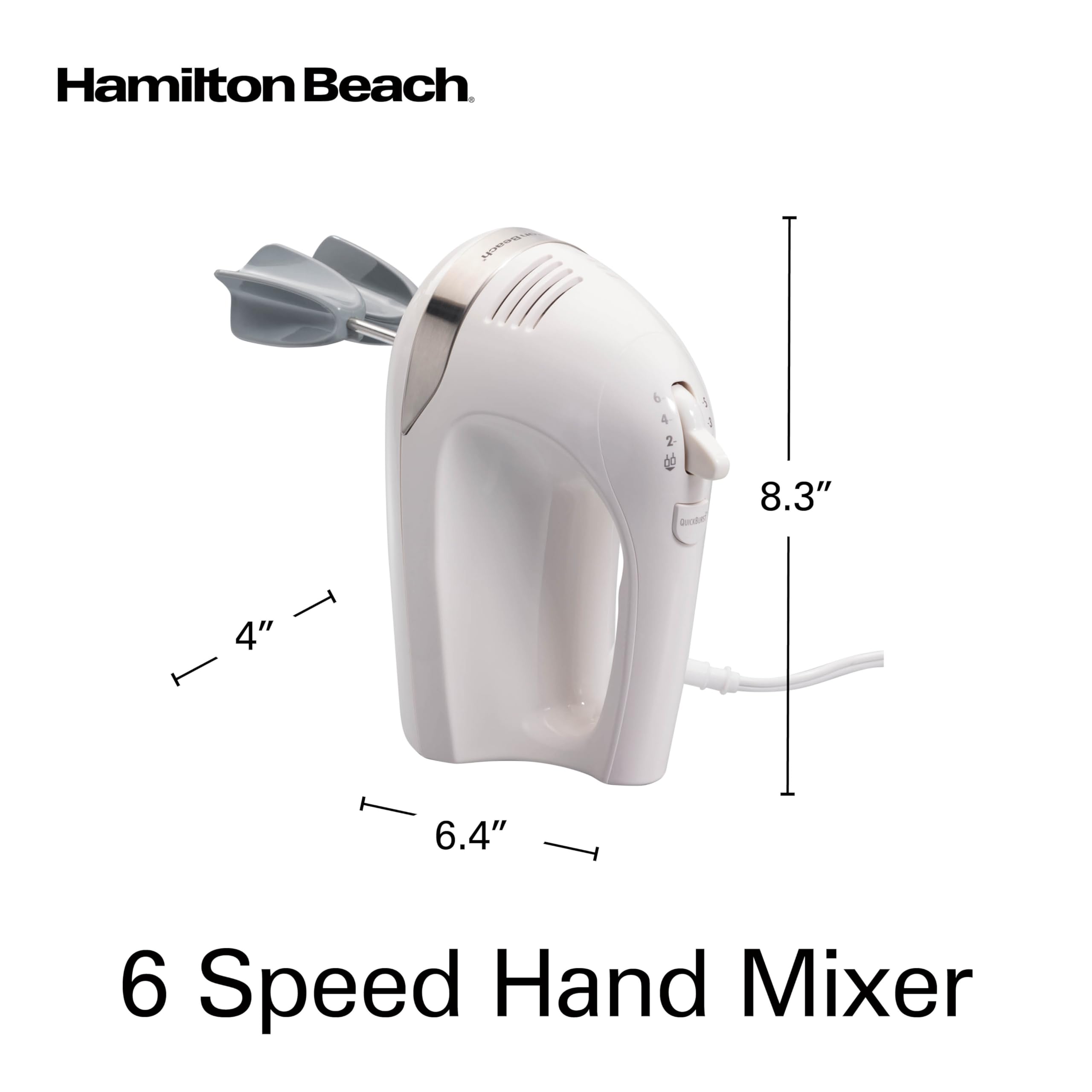 Hamilton Beach masa densa mezclada sin obstrucciones, textura homogénea