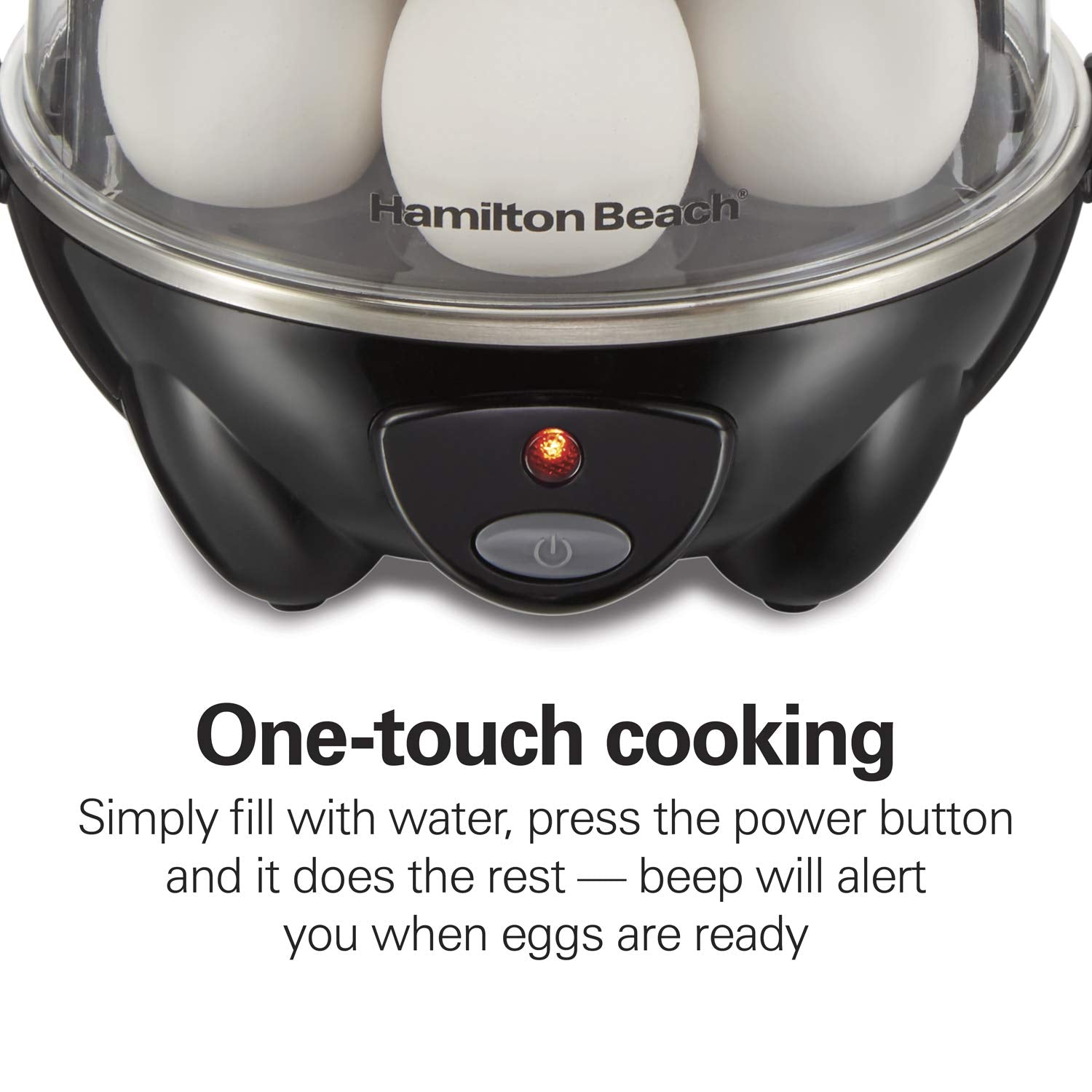 Hamilton Beach cocedor en cocina ahorrando tiempo en desayunos familiares