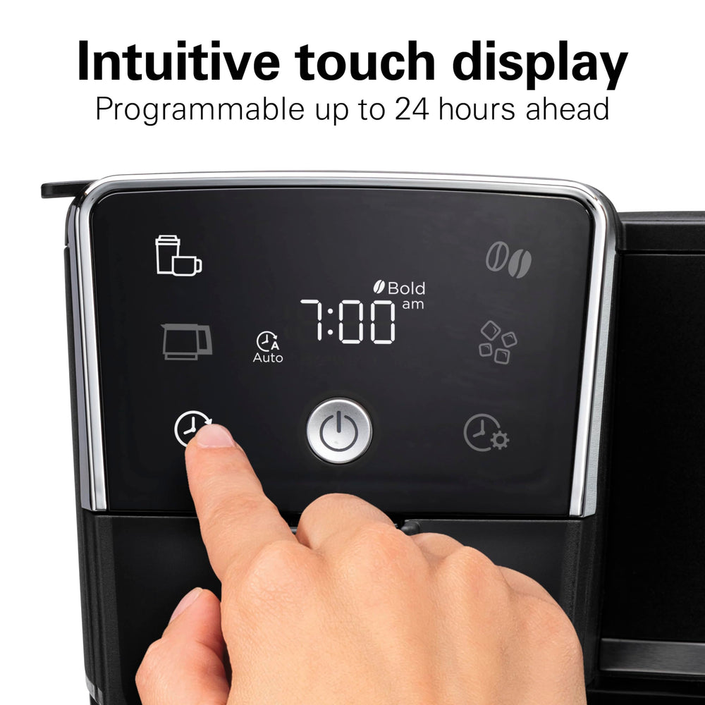 Hamilton Beach pantalla táctil programable para preparar café a cita