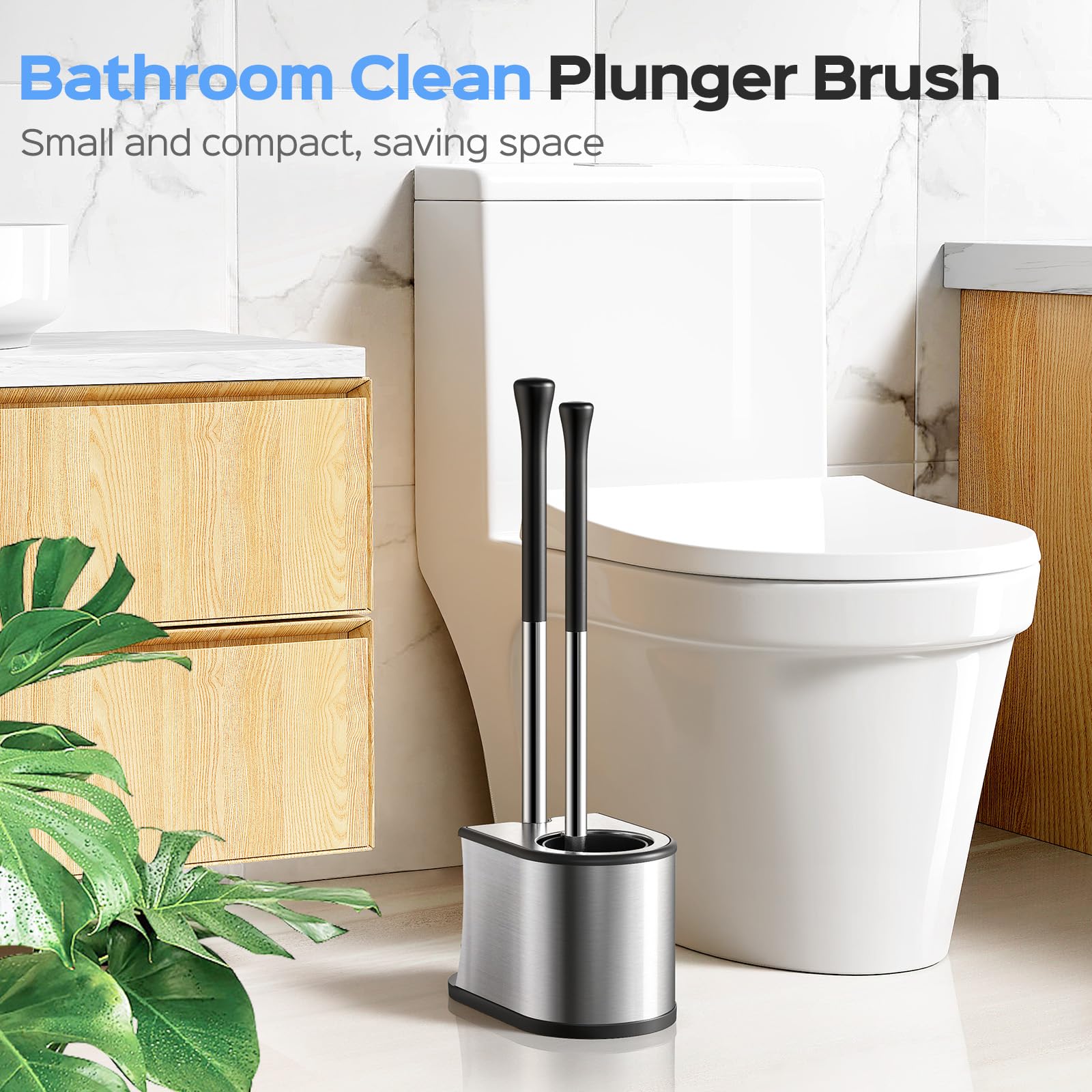 HAMITOR en escena de baño moderno, accesorio discreto y decorativo