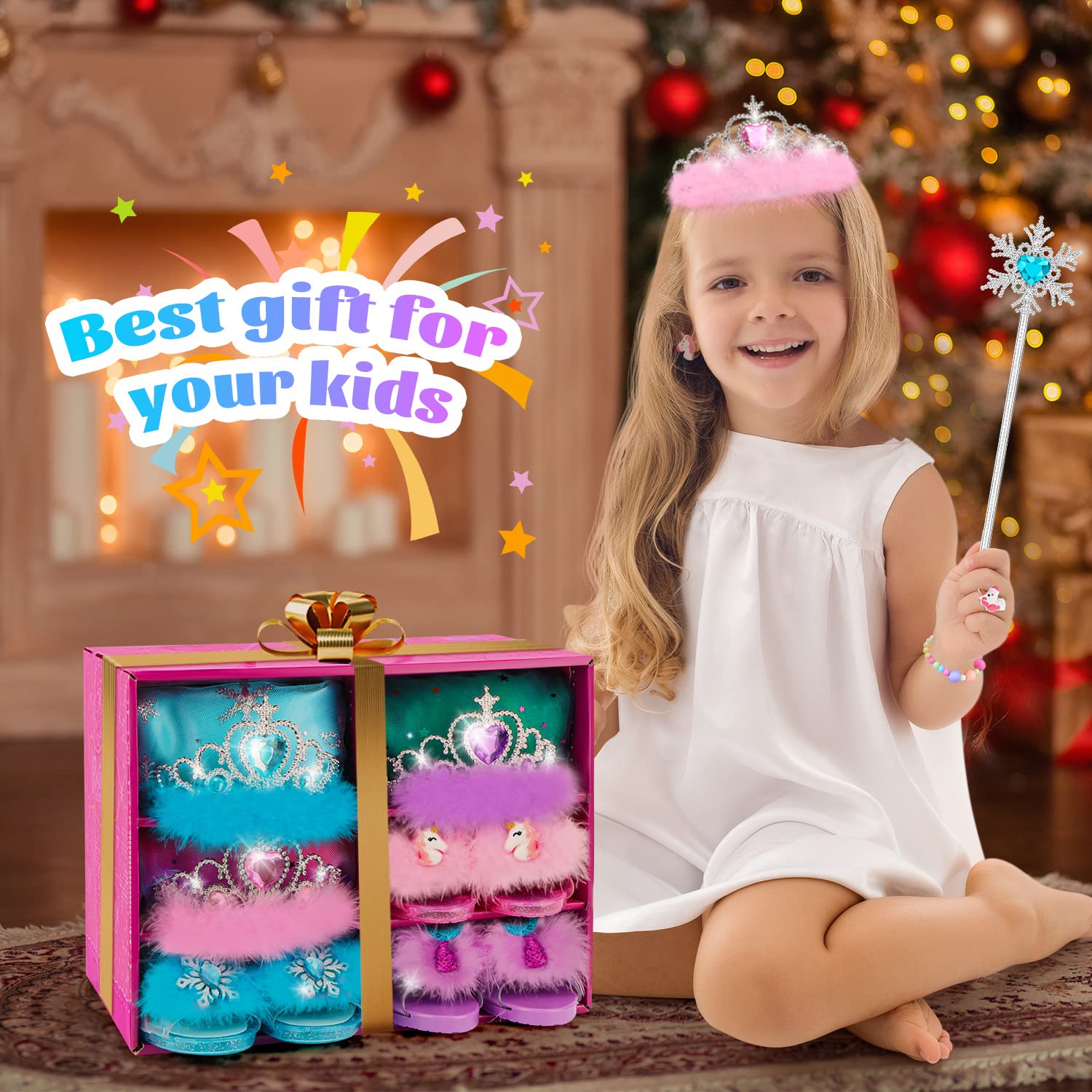 HAMSILY caja de regalo abierta con todos los accesorios organizada para guardar