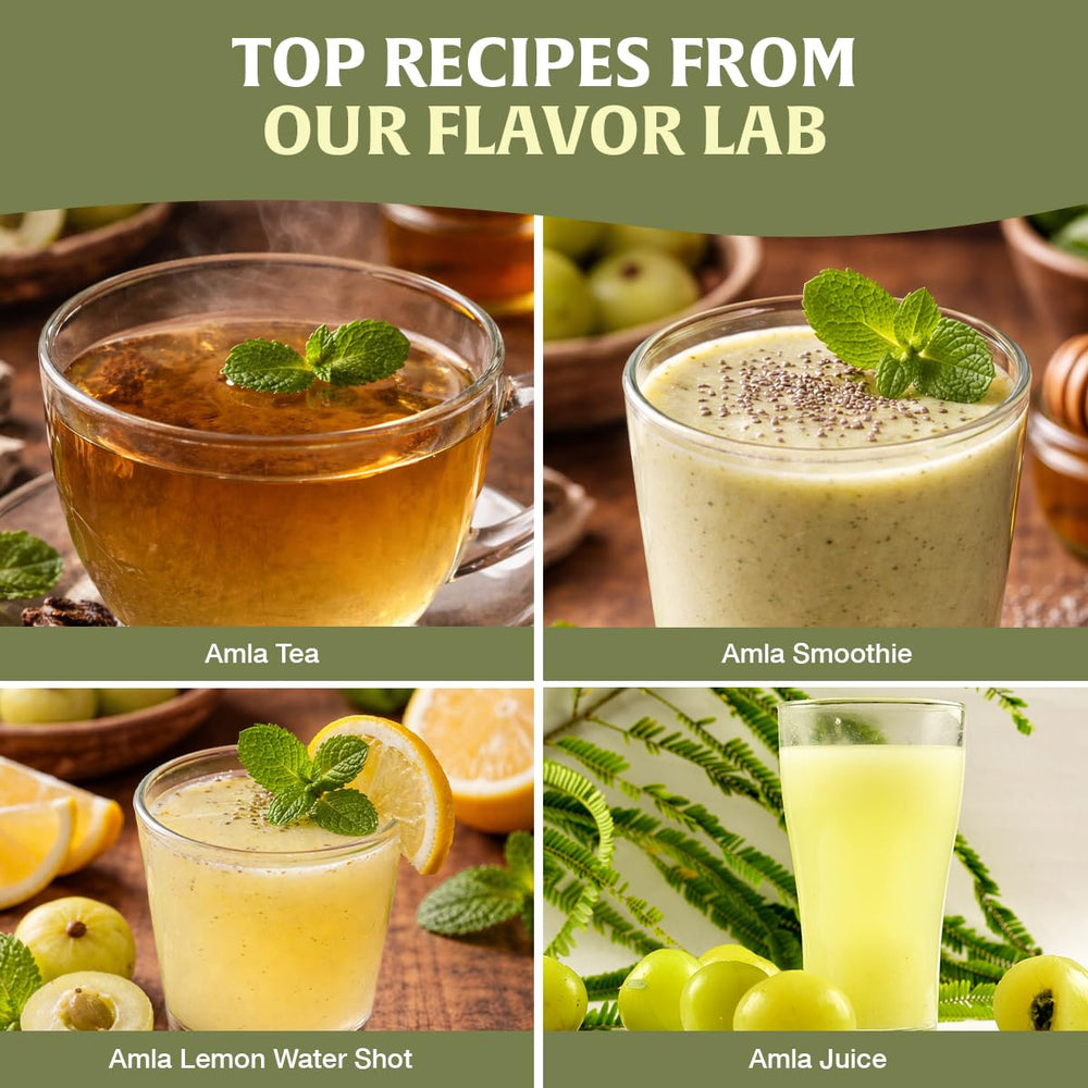 HANDPICK bol con polvo de amla y frutas, combina bien en recetas