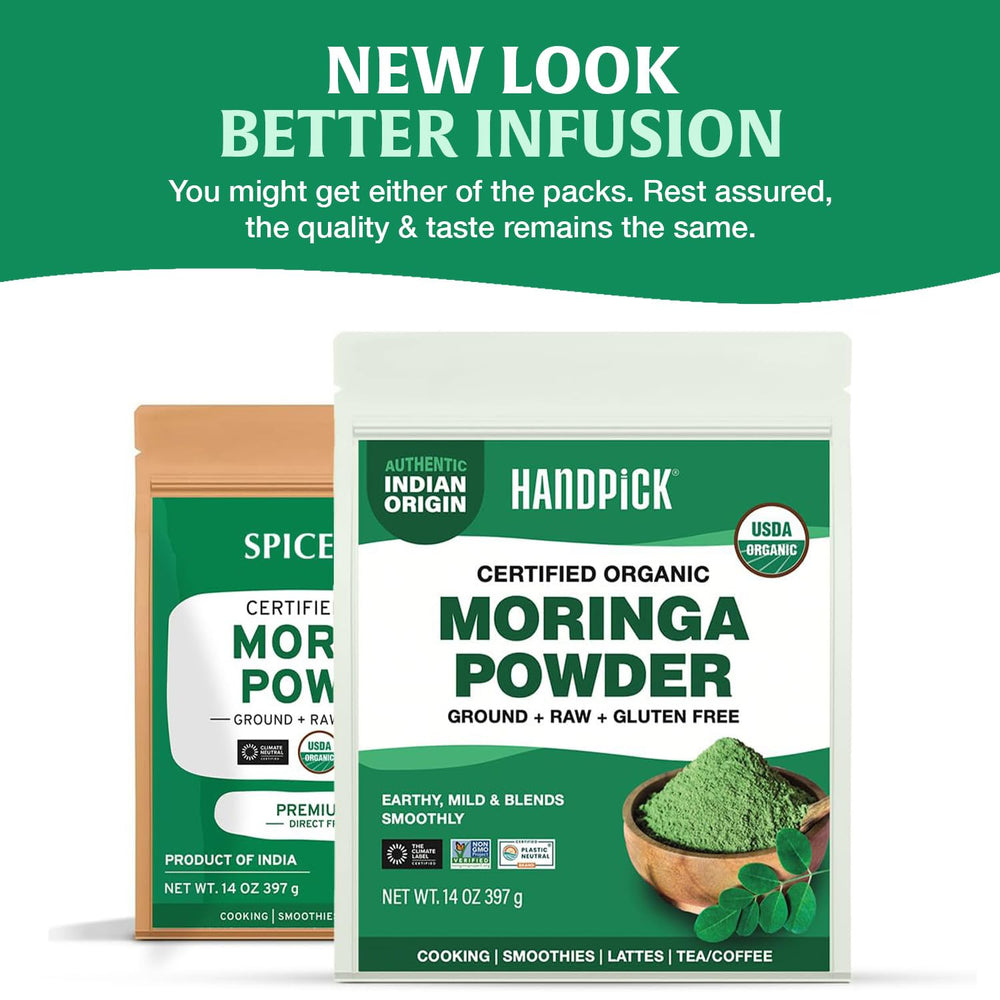 HANDPICK desayuno con moringa aporta variedad y color