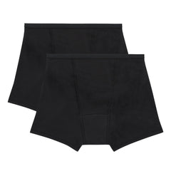 Hanes boxer frontal del pack mostrando diseño discreto y protección cómoda