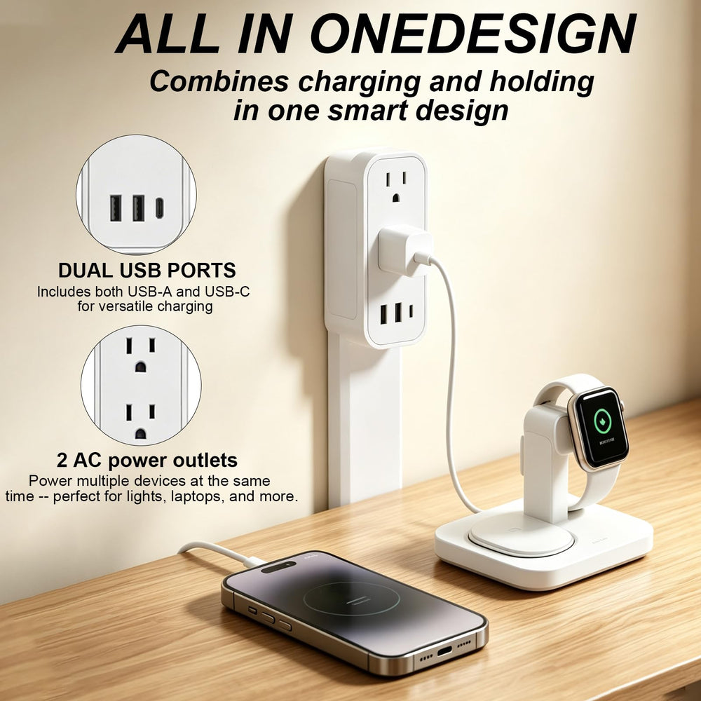 haodsso primer plano de puertos USB-A y USB-C, carga simultánea eficiente