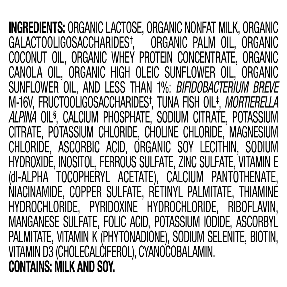 Ingredientes orgánicos destacados de Happy Baby mostrando origen natural y limpieza