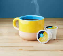 happy belly primer plano de cápsula K-Cup compatible que facilita uso rápido