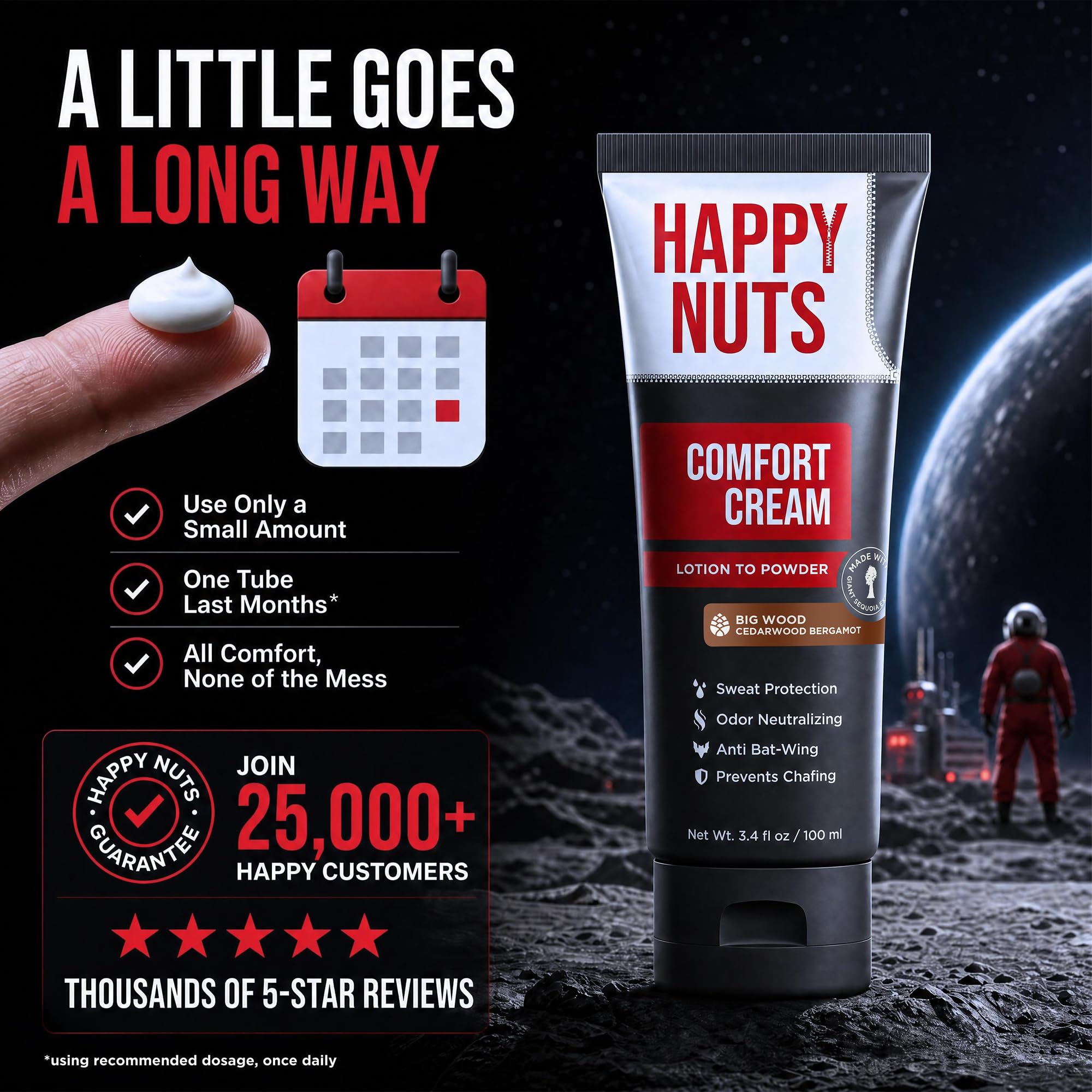 HAPPY NUTS etiqueta con ingredientes limpios y beneficios claros