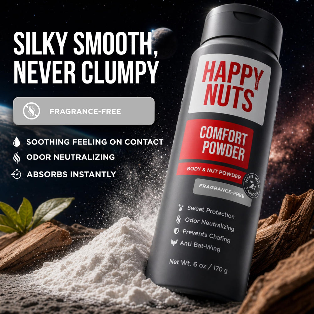 HAPPY NUTS etiqueta con ingredientes limpios para pieles sensibles