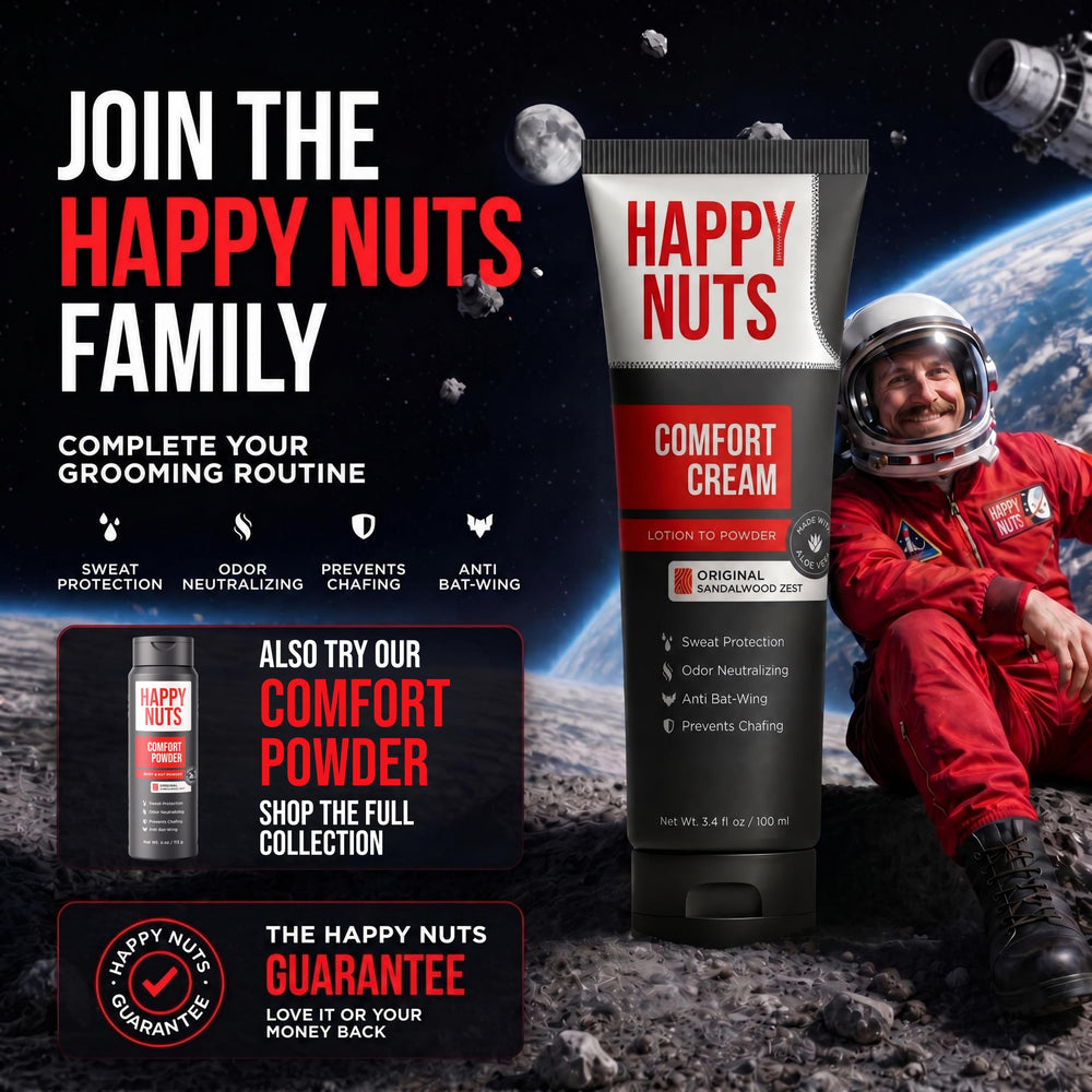 HAPPY NUTS etiqueta legible que indica libre de aluminio y sulfatos