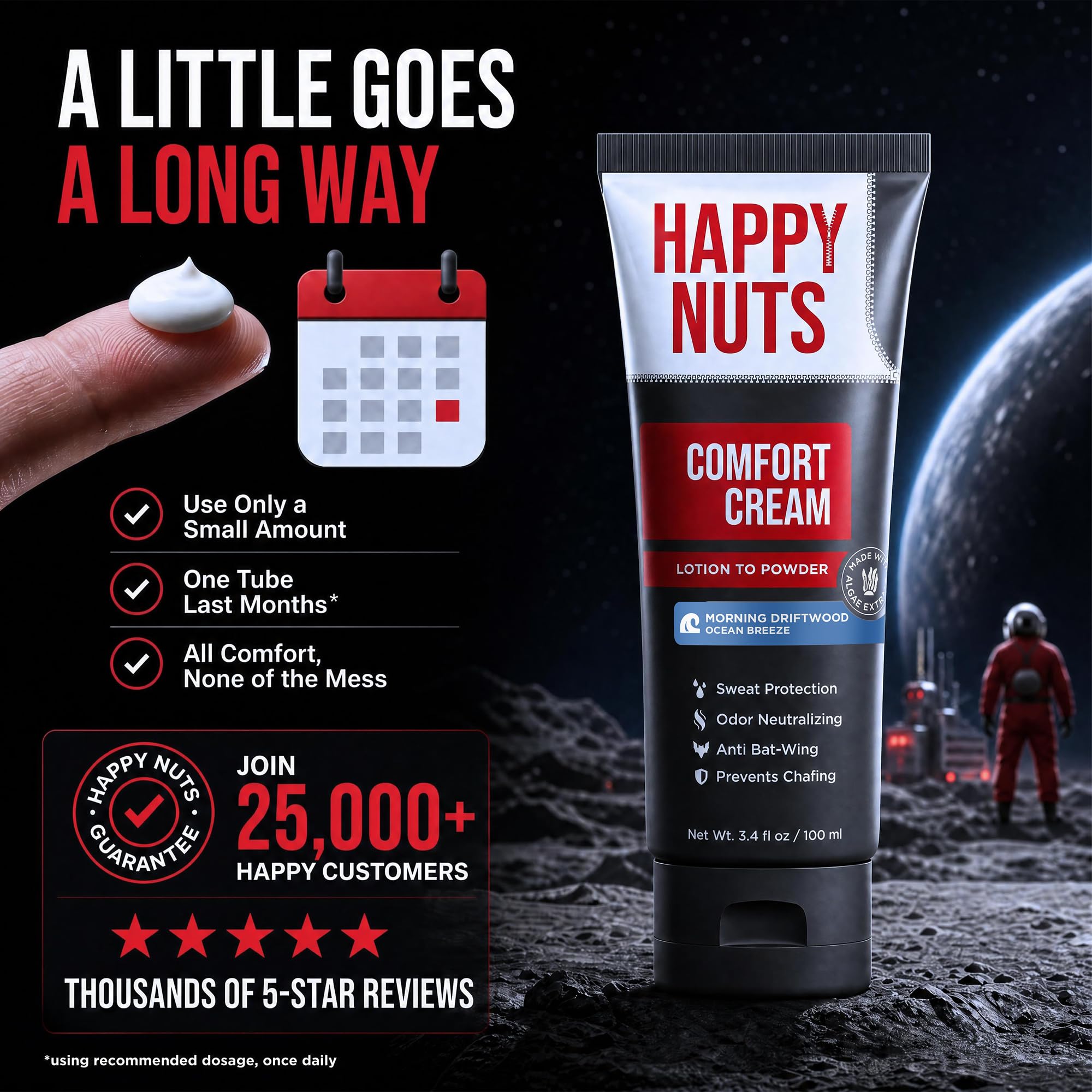 happy nuts ingredientes naturales coco, aloe y tapioca que calman y absorben
