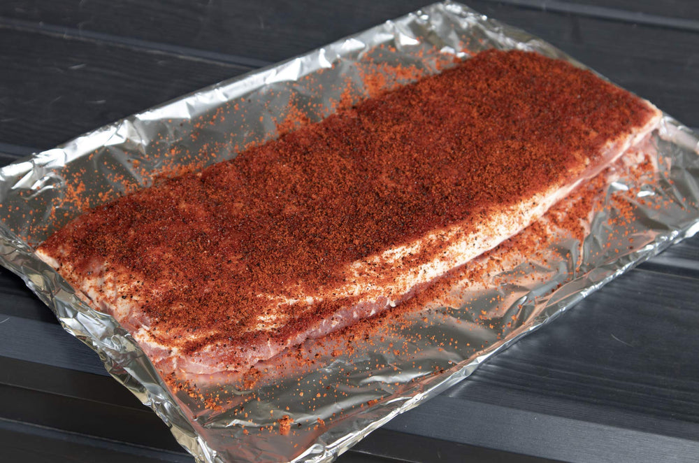 Etiqueta del Hardcore Carnivore Red con ingredientes visibles, muestra ausencia de MSG y gluten