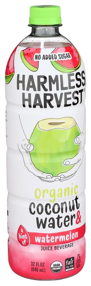 Harmless Harvest vertido de agua de coco textura ligera y refrescante