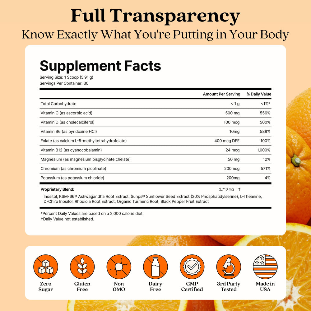 HARMONÍA etiqueta con lista de ingredientes y certificaciones claras