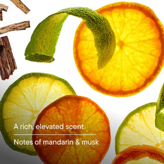 Harry's etiqueta Solstice con lista de ingredientes visibles y detalle