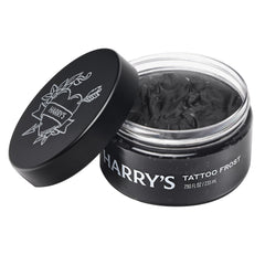 Harry's Tattoo Frost frasco frontal mostrando diseño y facilidad de uso