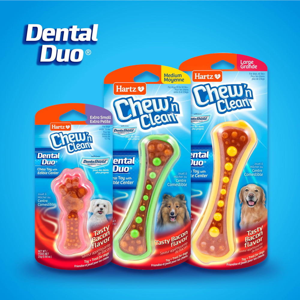 Hartz etiqueta con ingredientes y mención de DentaShield clara