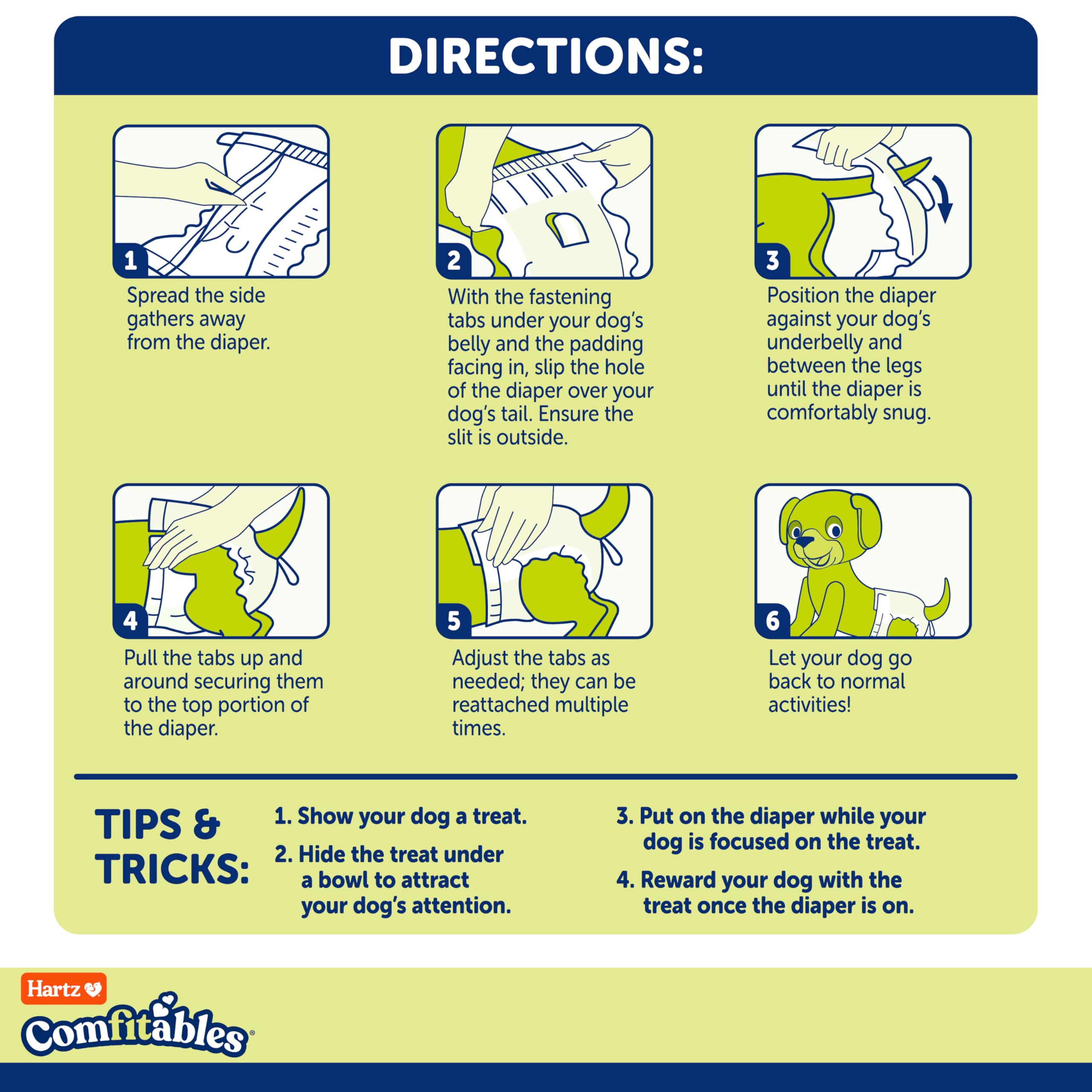 Hartz diaper in travel scene showing convenience and clean protection on-the-go