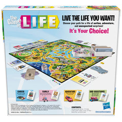 Hasbro Gaming full gameboard layout with path and spin wheel for clear gameplay overview
