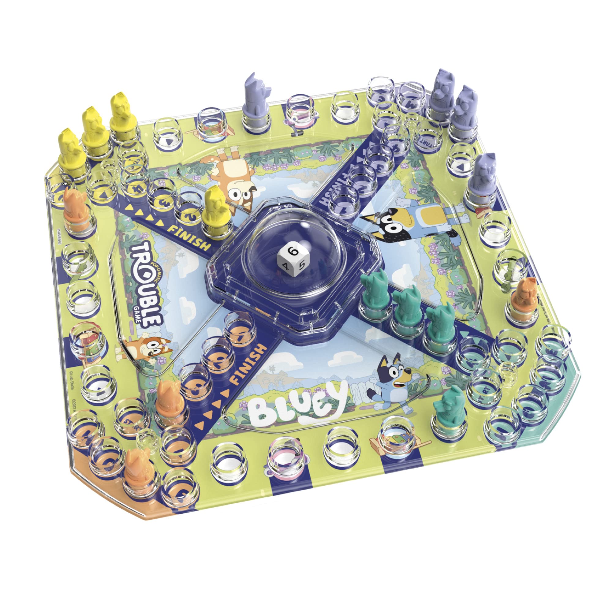 Hasbro Gaming burbuja Pop-O-Matic enfocada para lanzadas seguras y fáciles