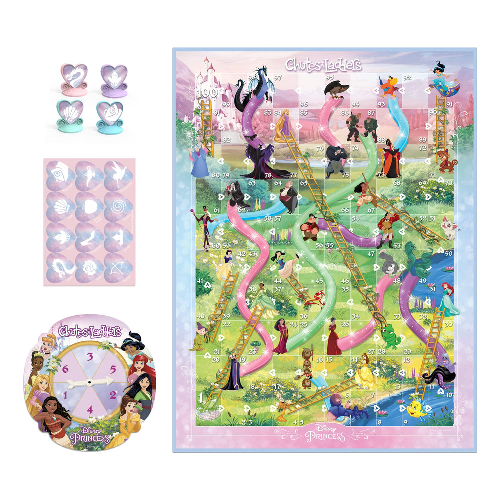 Hasbro Gaming juego de 12 pegatinas de Princesa mostrado en detalle, ofrece opciones de personalización
