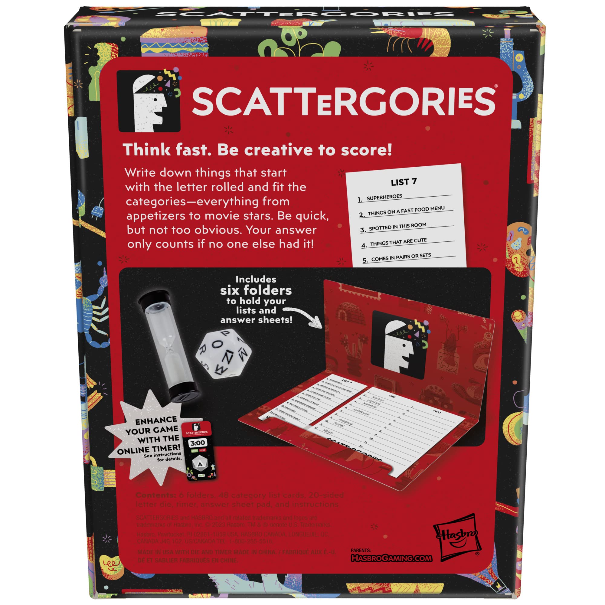 Hasbro Gaming dado de 20 caras en primer plano para garantizar letras aleatorias