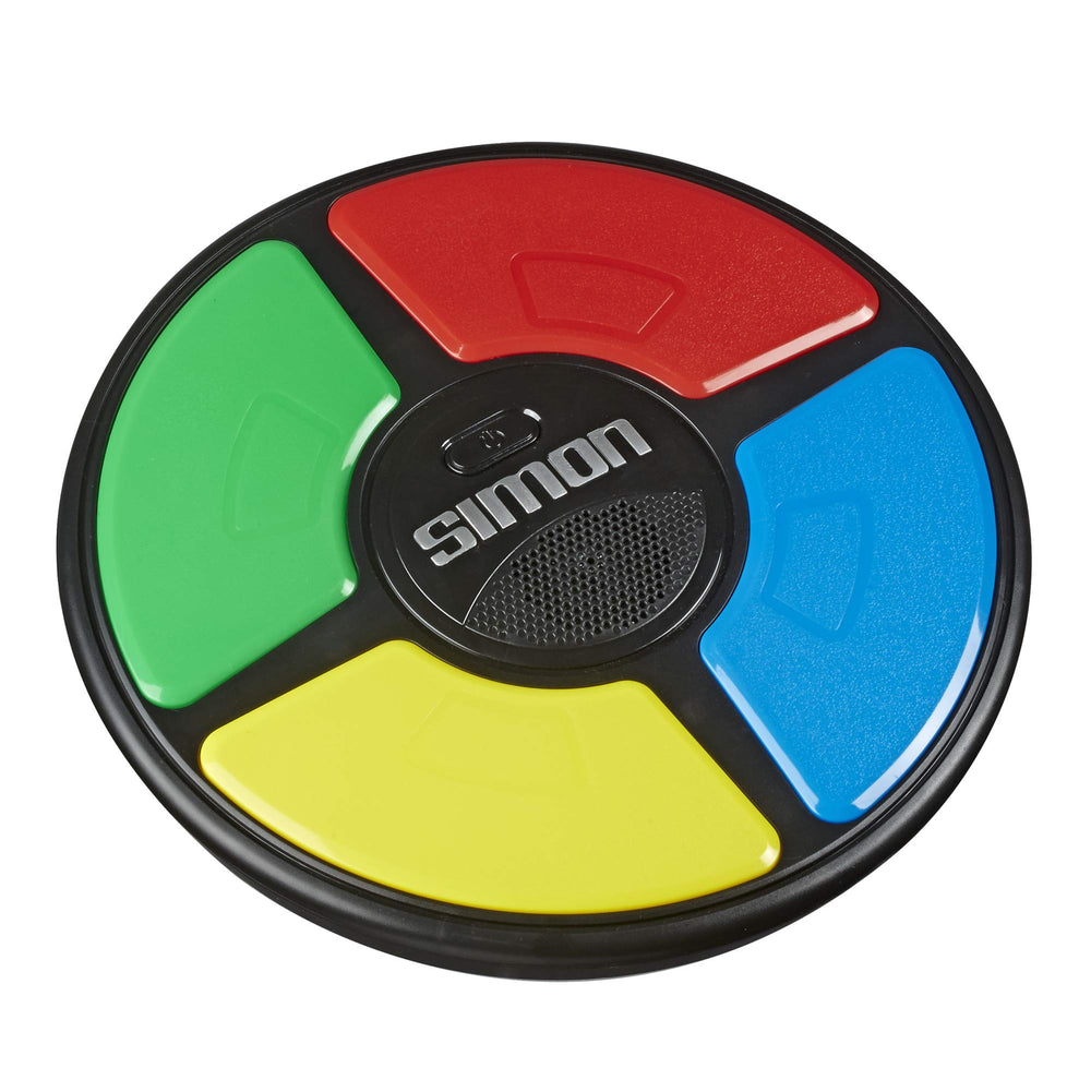 Hasbro Gaming Simon detalle de los botones de color mostrando respuesta táctil clara