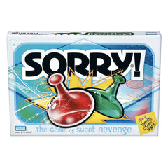 Hasbro Gaming empaque frontal del juego Sorry mostrando título y arte familiar