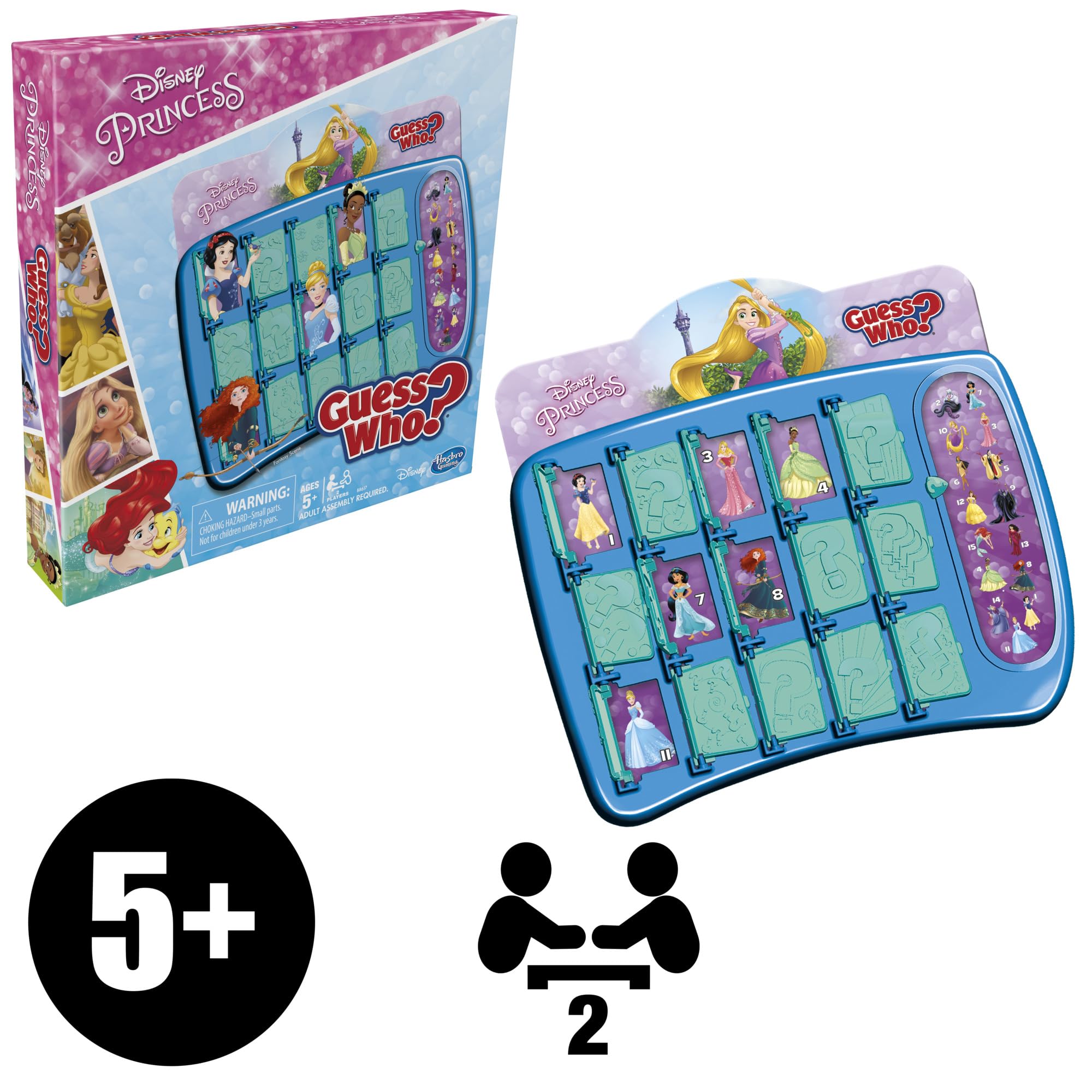 Hasbro Gaming estuche plegable cerrado, transporte fácil para viajes y guardado
