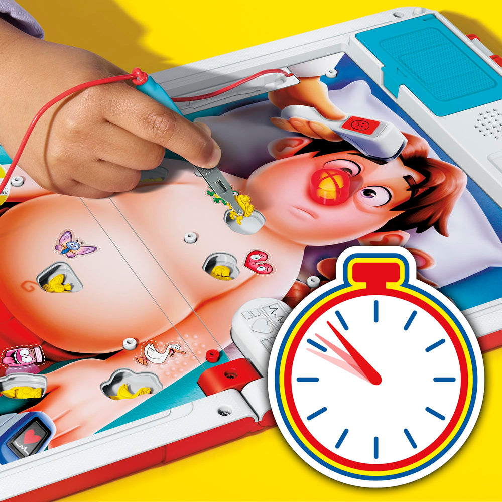 Hasbro Operation cartas de instrucciones que guían el modo Hospital