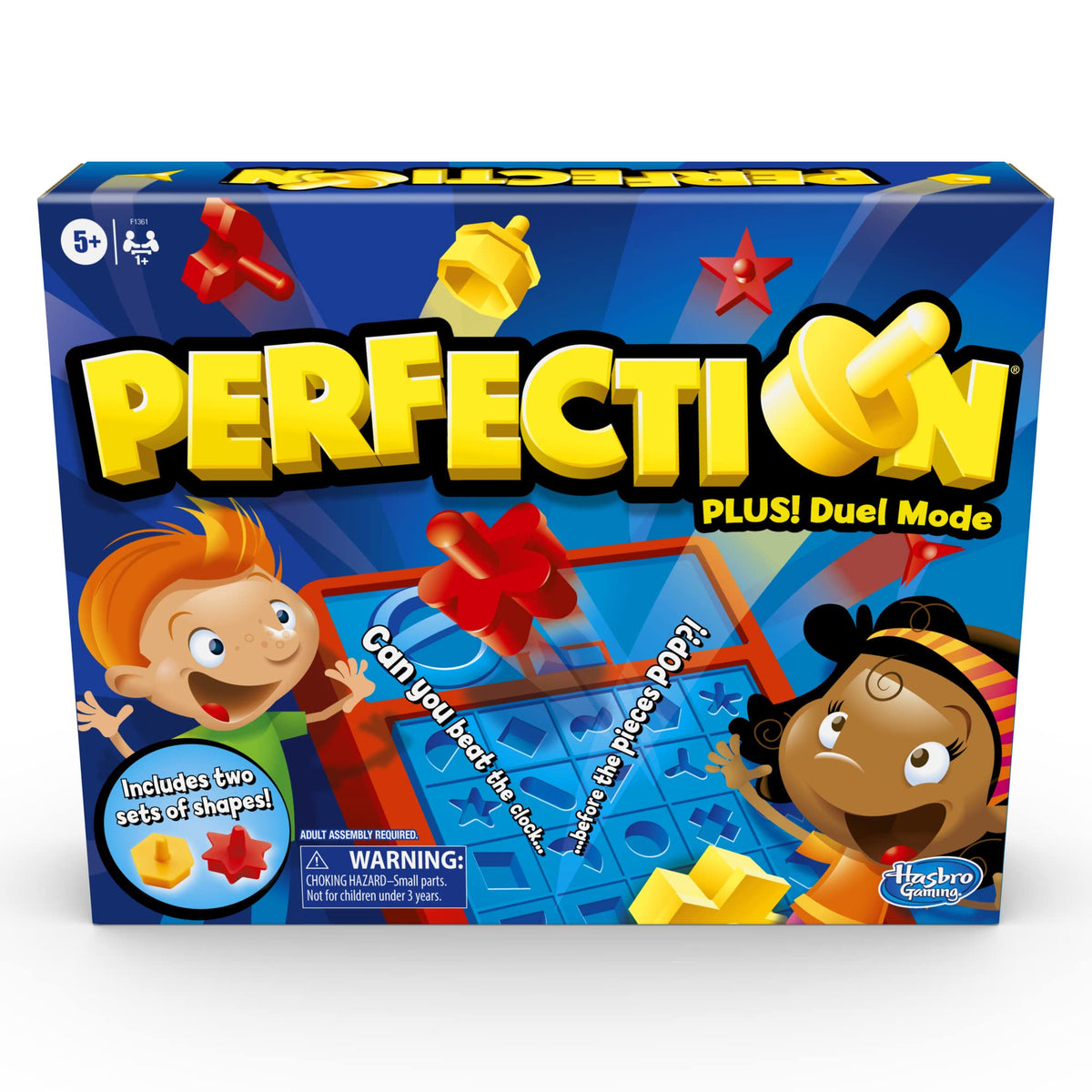 Hasbro Gaming vista frontal del empaque del juego mostrando colores vibrantes