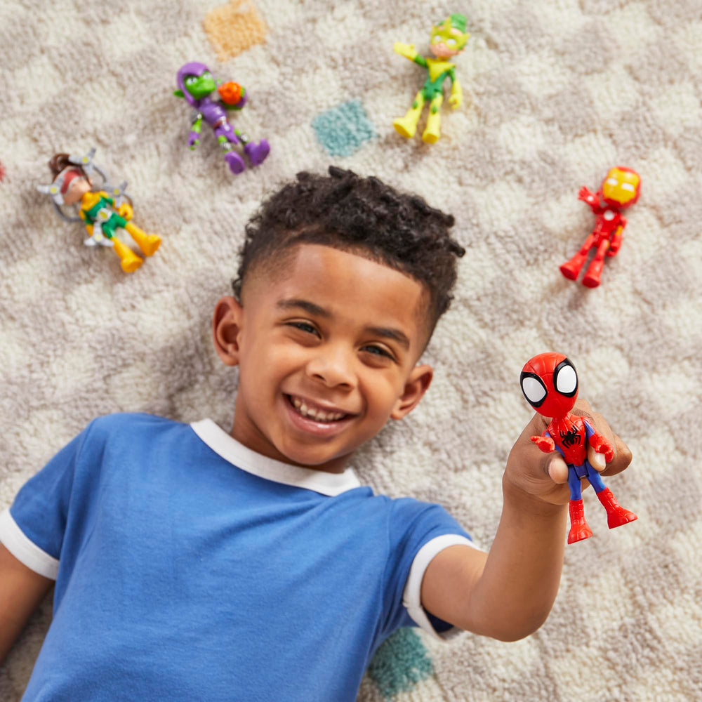 Hasbro primer plano de Green Goblin destacando diseño reconocible