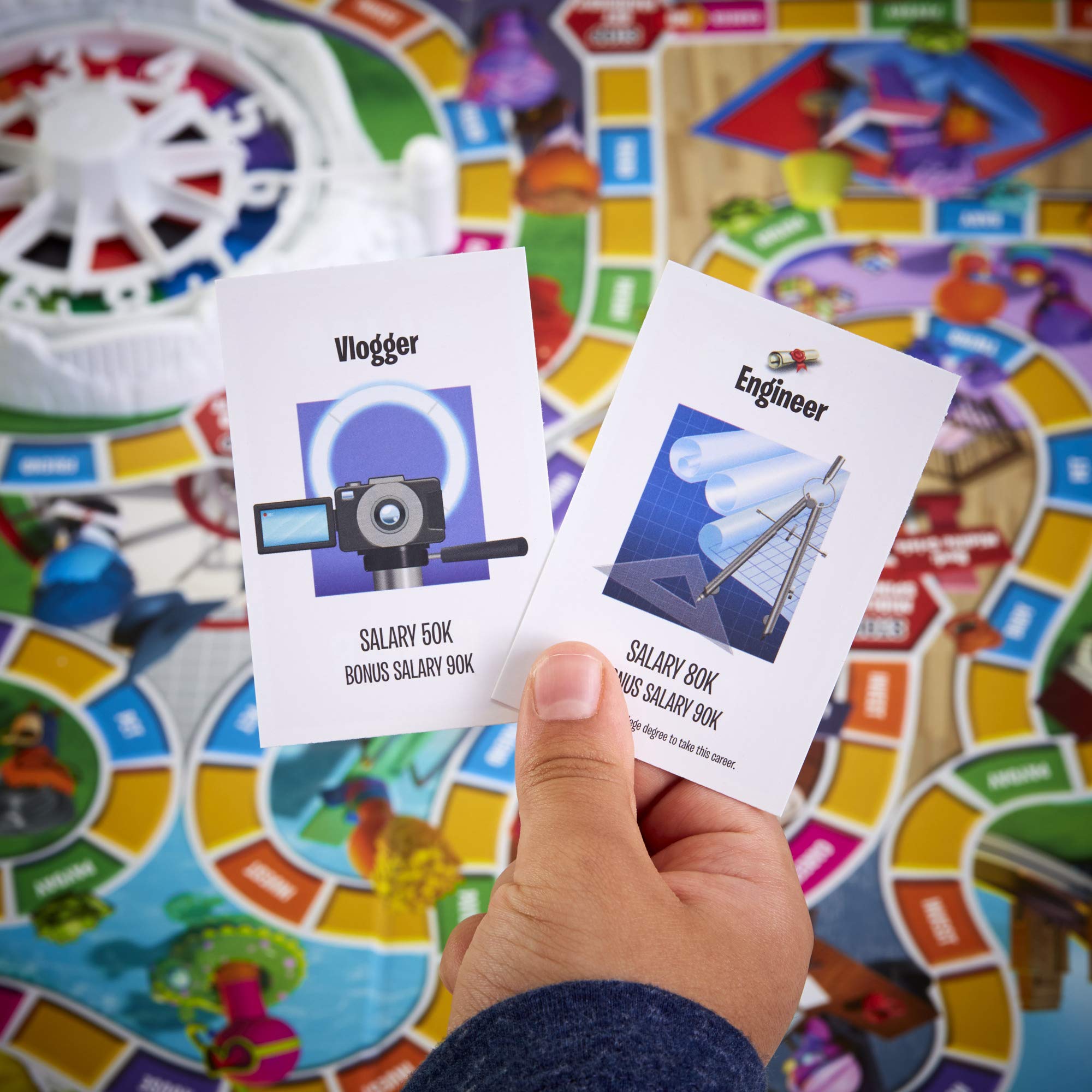 Hasbro Gaming pista de inversión y marcadores que muestran ganancias