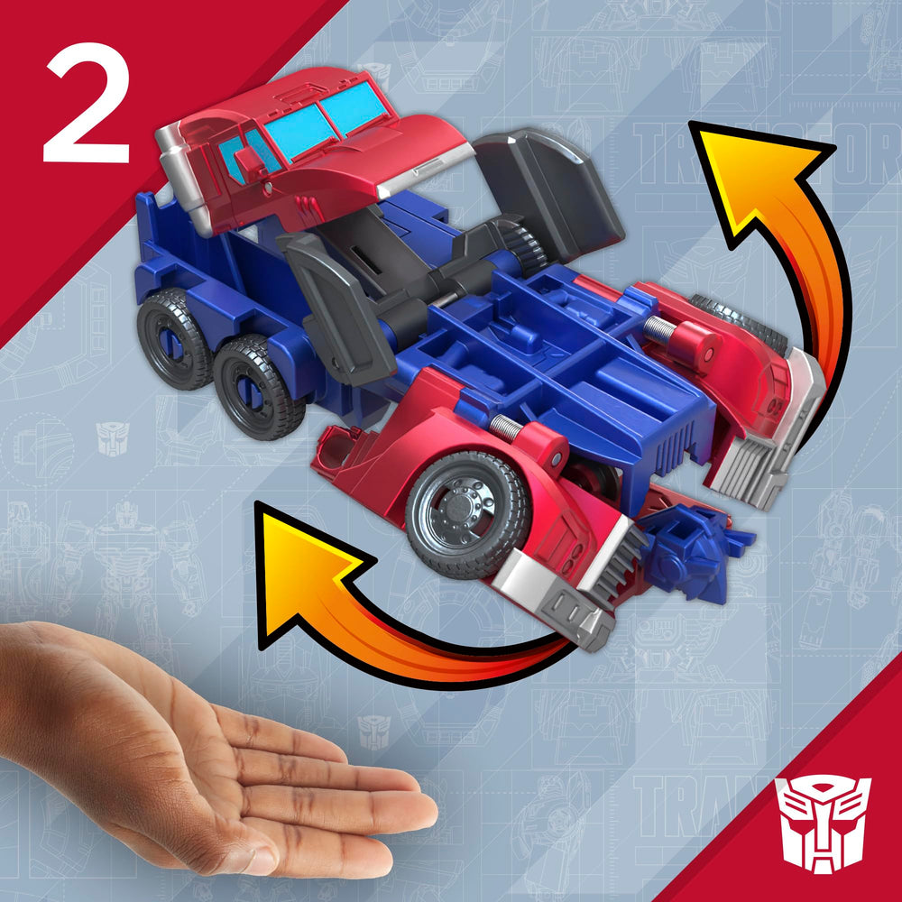 Hasbro comparativa de escala mostrando su tamaño portátil