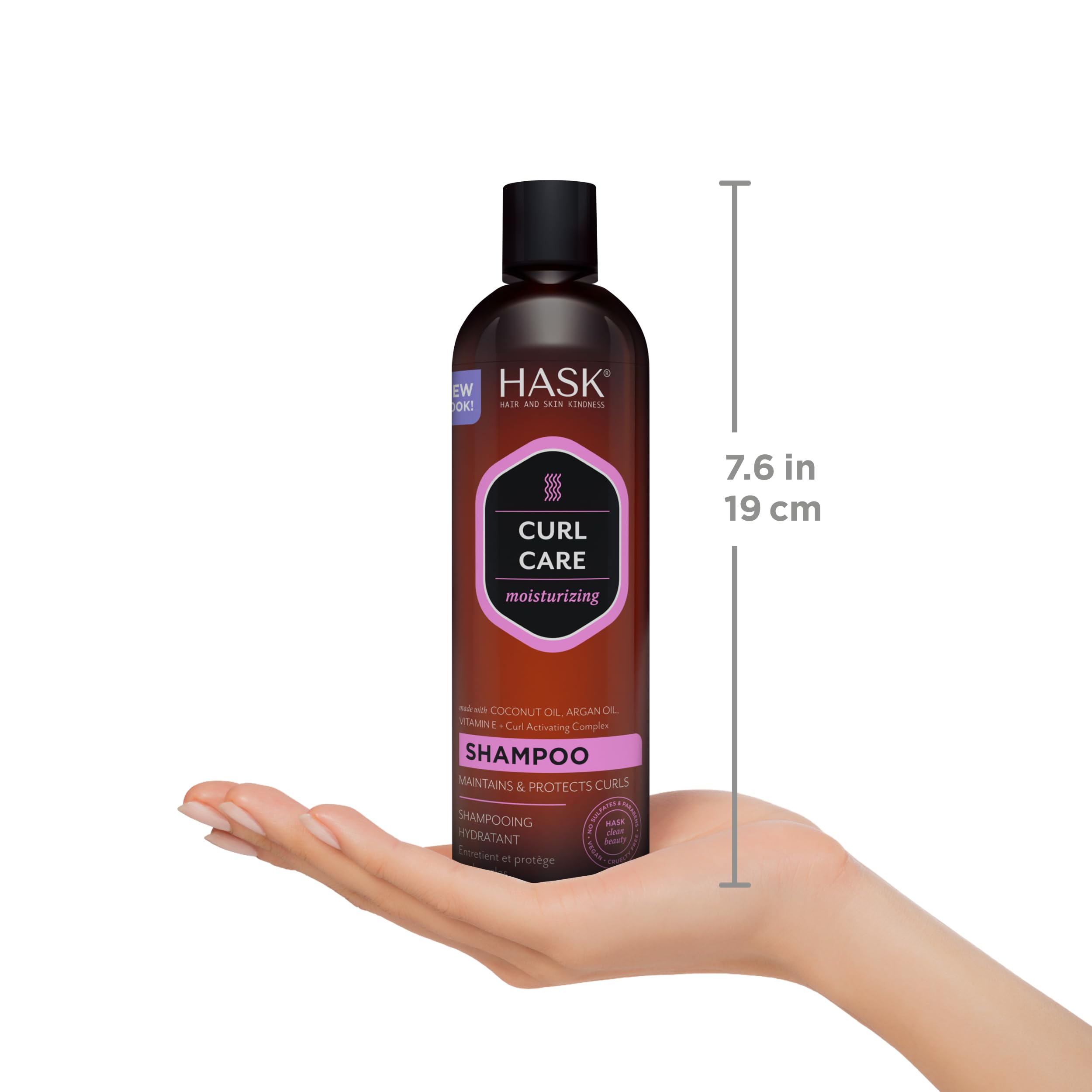 HASK acondicionador crema textura ligera que desenreda sin apelmazar