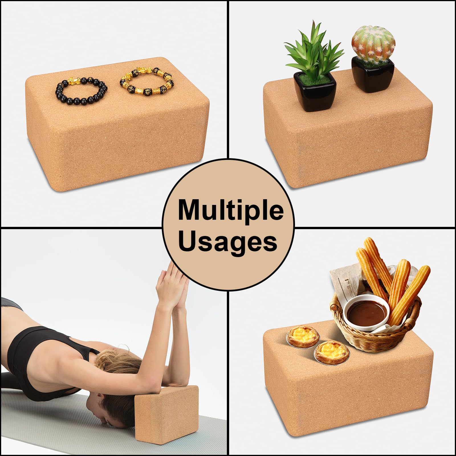Hatha yoga bordes y superficie lisos que facilitan limpieza y confort